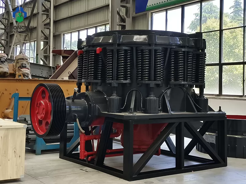 River stone crusher concave and bowl liner installation on production line
