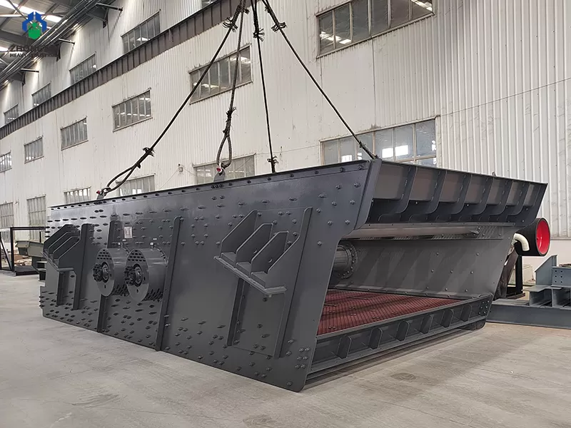 3 deck vibrating screen complete unit with three screen decks and tension system