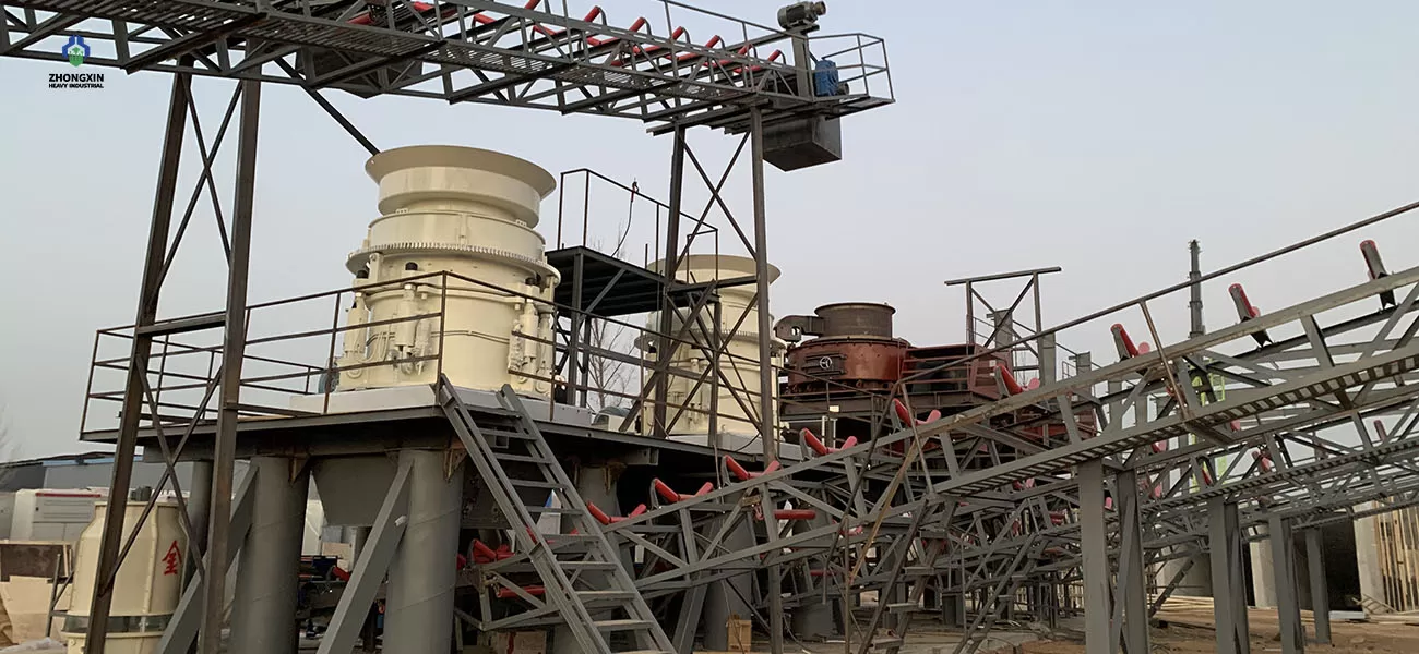300 TPH Heavy-Duty Mountain Stone Crushing Plant in Indonesia(Image1)