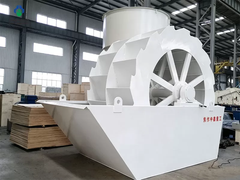 High-efficiency wheel bucket sand washer produced by professional mining equipment manufacturer