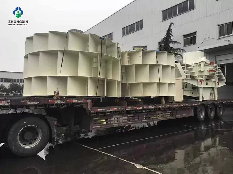 Batch delivery of XS series sand washing and dewatering machines to global market.