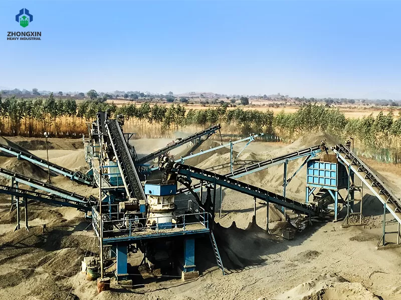 350tph Granite Crushing Plant
