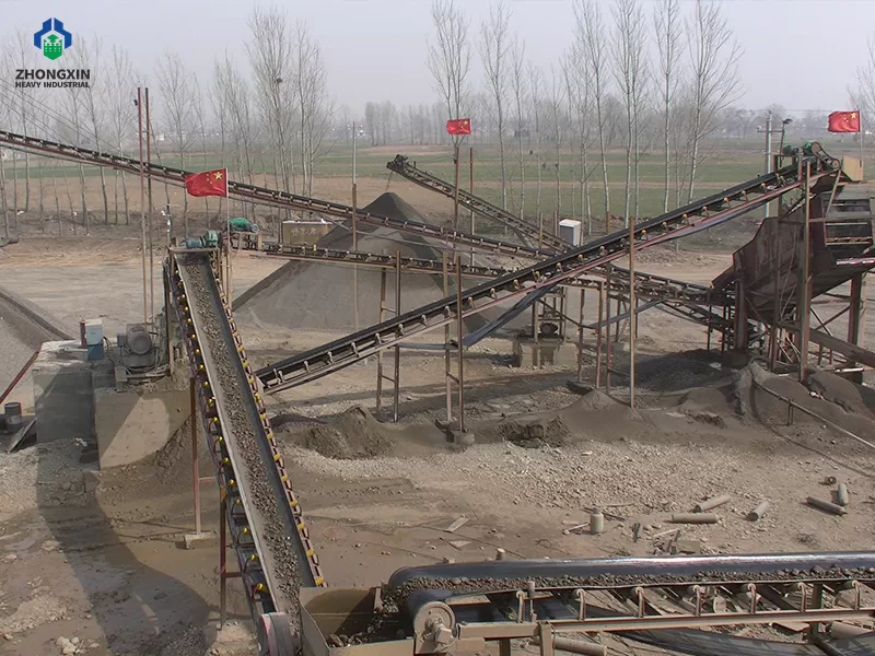 250TPH River Stone Crushing Plant