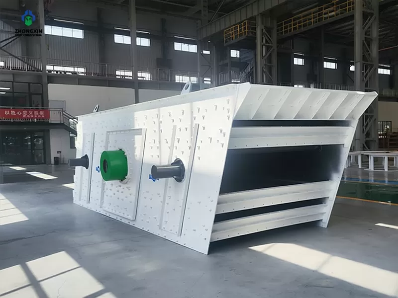 4 deck vibrating screen complete unit with multiple screen decks